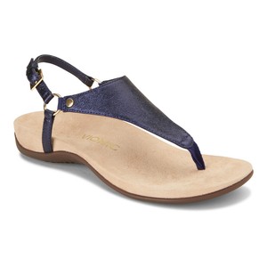 navy blue vionic sandals