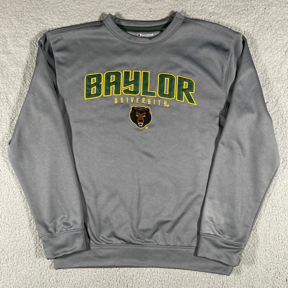 Champion Baylor Crew Neck Men's Champion Gray Baylor Bears