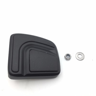 HTTMT Black Small Airflow Brake Pedal Pad For Harley 93-later Dyna 14-later XL