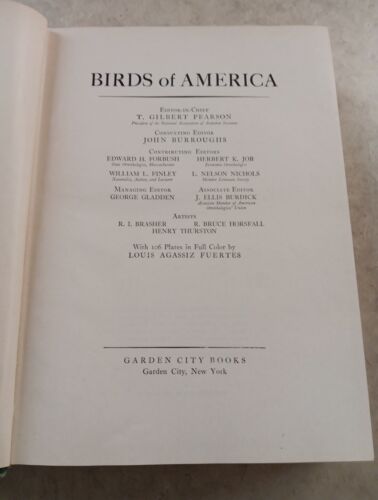 Almost Antique Book Birds of America 1936 Garden City 106 Color Plates - Picture 3 of 9