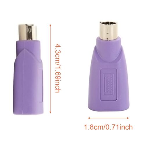 High Quality Grade A+ PS/2 to USB A Adapter Male to Female f Mouse and Keyboard - Picture 7 of 9