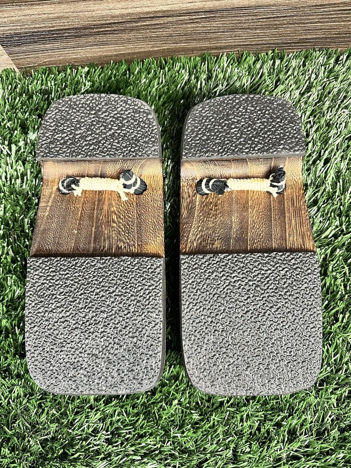 Japanese Kimono Wooden SHOES SANDALS Womens Yukata From Japan Size 7 7