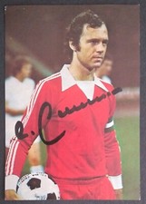 Franz Beckenbauer Bayern München Poly-Sammelbild 1978 Nr.6 handsign. ungeklebt 