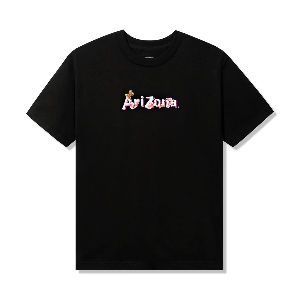 Anti Social Social Club x Arizona Tea Tee, Black, Size
