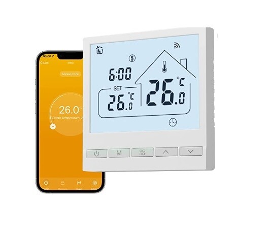 Beok Tuya: Modern TOL47 WIFI-WPB Wall Thermostat for Water Underfloor  Heating | eBay