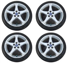 ✅ GENUINE FORD MONDEO MK4 18" 5 SPOKE SILVER ALLOY WHEEL SET x 4 2007 - 2014