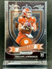 2021 Panini Prizm Football Draft Picks Trevor Lawrence Silver Crusade Cd No# 161