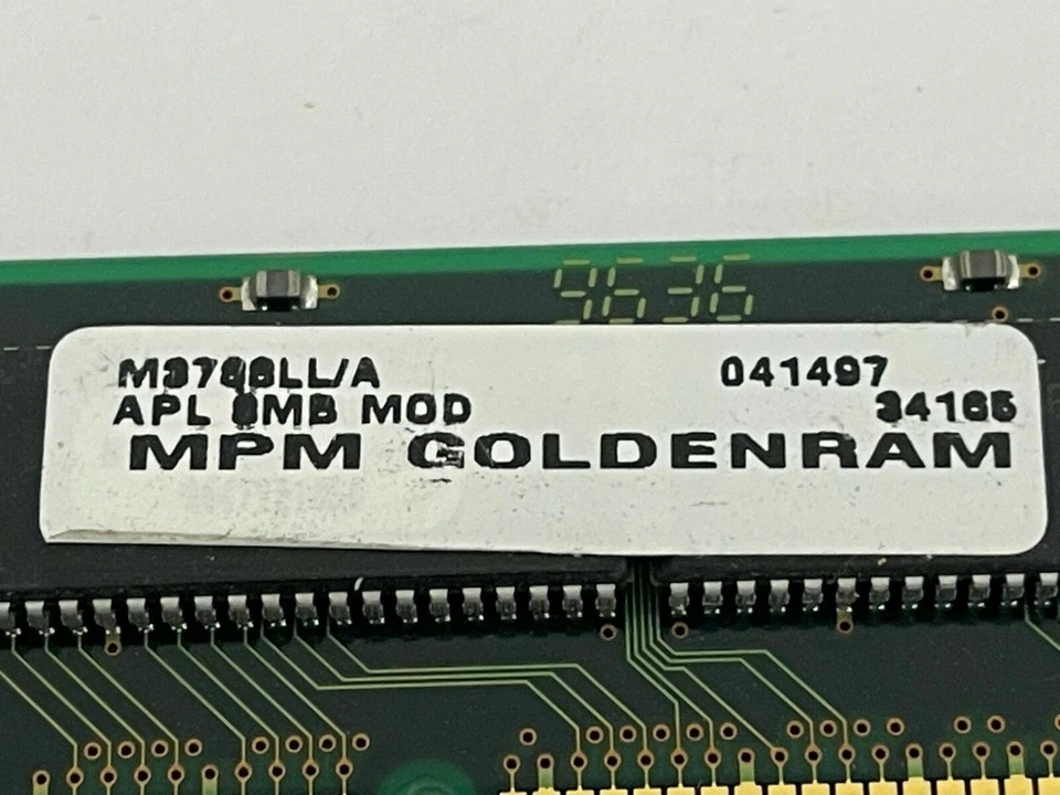 2 UNIDADES: MPM GOLDENRAM 8 MEG 168 PIN DIMM M3788LL/A NO ECC NEC 4218160-60 USOF2 Foto 2 de 4