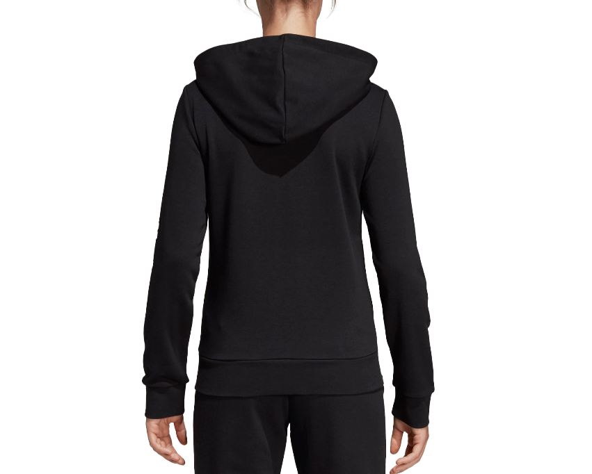 adidas Women's Essential Linear Hoodie Track Jacket Black Sz M DP2401 for  sale online | eBay