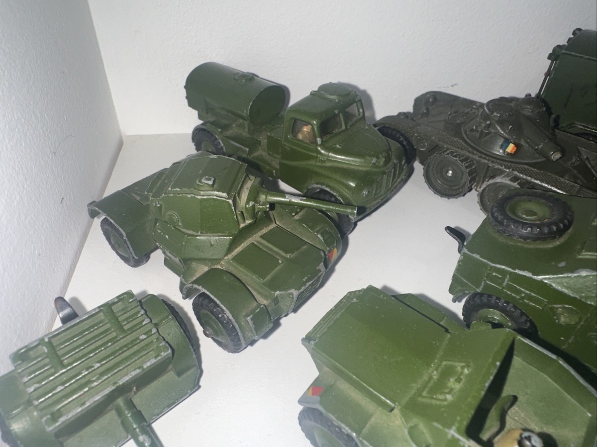 Vintage DINKY TOYS Collection Lot Of 18 Army Military Vintage DINKY TOYS Collection Lot Of 18 Army Military