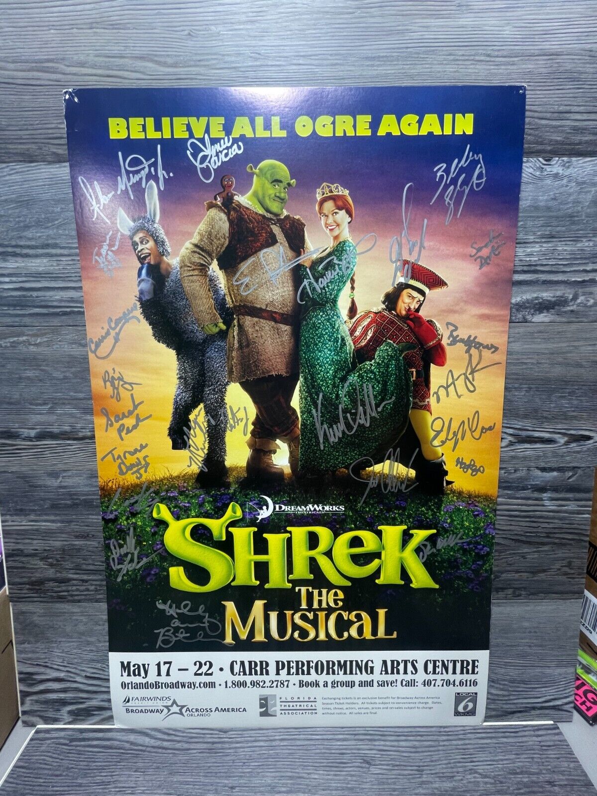 Shrek the Musical Logo Poster for Sale by musicalsoundtra