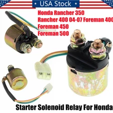 Starter Solenoid Relay Fits For Honda 350 400 500 Rancher Fourtrax 2000-2006 US