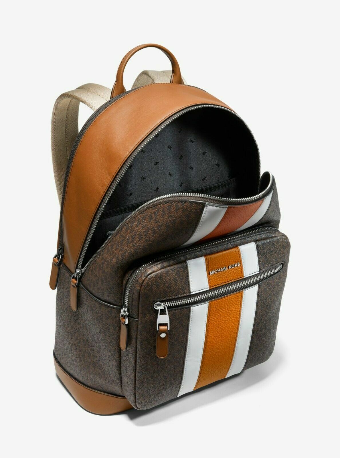 hudson logo stripe backpack