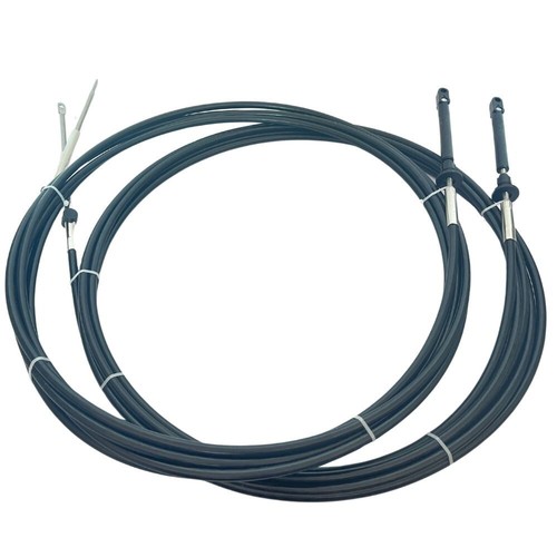 Engine Throttle Shift Remote Control Cable 12FT 2pcs/set Fits EVINRUDE