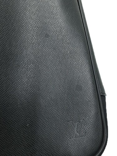 LOUIS VUITTON suitcase M23302 Pegase 45 Taiga travel Black/Aldoise mens - Picture 8 of 9