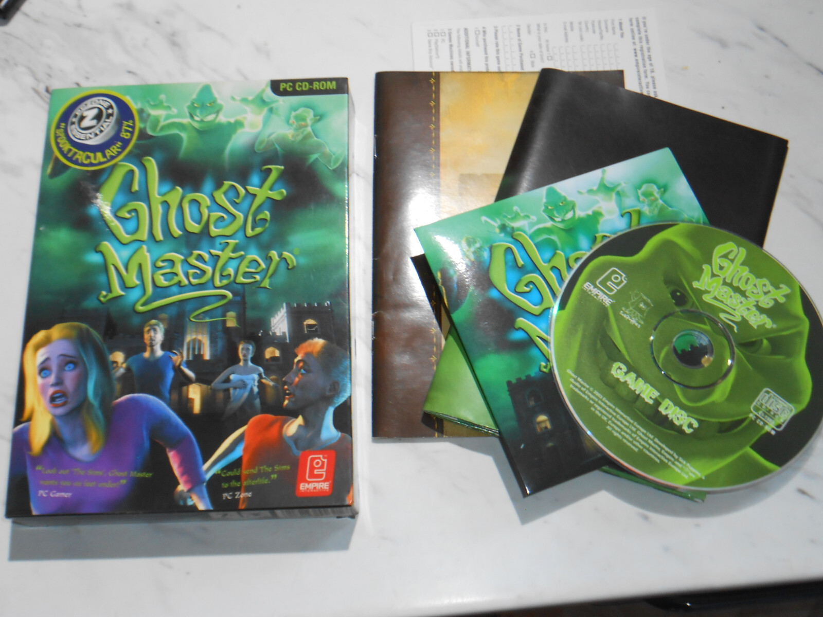 Ghost Master PC CD ROM Game - Supernatural Ghouls Spirits Haunting Poster (N)