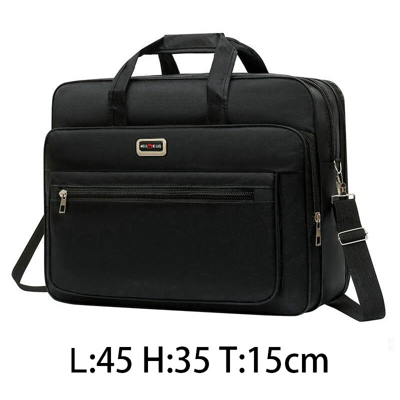 20in Large Laptop PC Shoulder Bag Carrying Notebook Case Cover Waterproof Office - Image 4 of 4