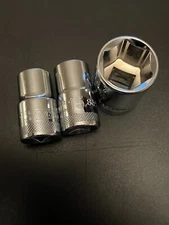 DeWalt 1/2 inch drive 6 Point Metric sockets, New