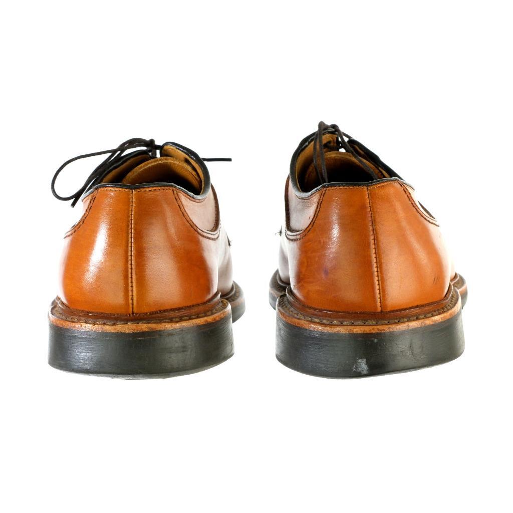 ALLEN EDMONDS Norse Split Toe Oxfords Dress Shoes Sz. 10 D Tan USA