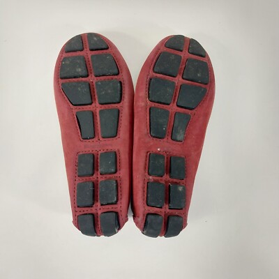 Saks Fifth Ave Loafer 6.5 Womens Burgundy Red Drivers Slip  display picture 2