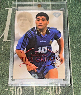 2011 Futera Unique World Football Diego Maradona The Greats