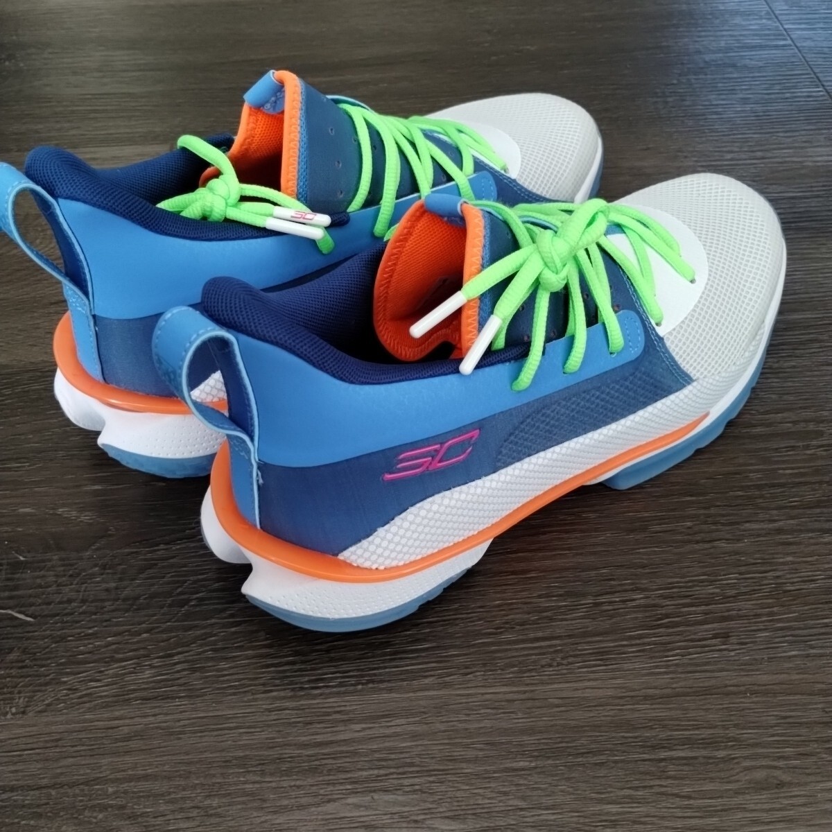 Sz 11 Mens Under Armour Curry 7 Super Soaker Sneakers 3021258-404 Basketball Stephen Curry Under Armour 7 Nerf Super Soaker (3021258-404  main image 4