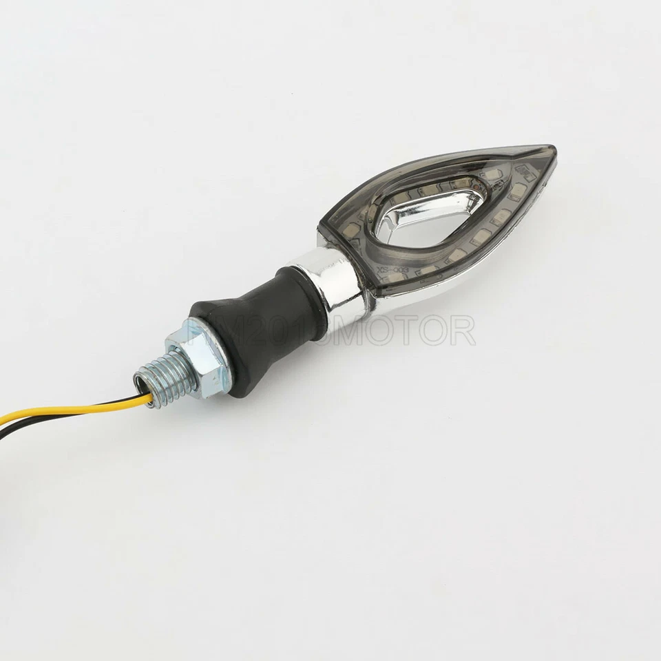 2x 4.2" Mini Plastic LED Turn Signals Amber for Suzuki Katana 600 GSX600F - Imagem 4 de 4