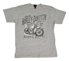Harley Davidson Smoky Mountain Gatlinburg Tennessee Gray T-Shirt Men Large