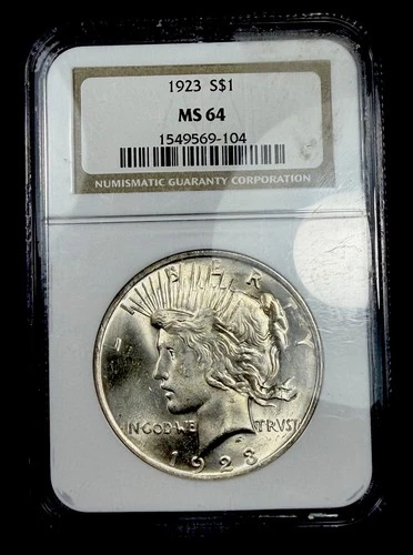 1923-P Peace Dollar NGC MS64 $1 Silver