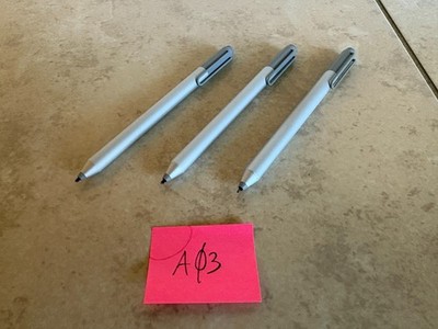 Lot of (3) Microsoft Surface Pen Gray Model 1710 Surface Pro 3/4/5/6/7 BATTERY