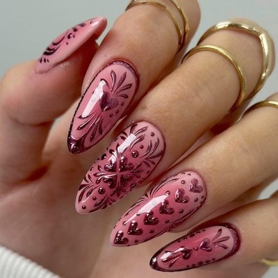 French Fake Nail Designs False Nail,Artificial Nail Glues on Nail Press On Nail