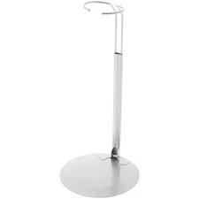 Plymor DSP-10S Silver Doll Stand, fits 16 - 24 inch Dolls or Action Figures