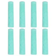 8 PCS Dustless Chalk, Cyan Blue Sidewalk Chalk Large Solid Huge for Outdoor
