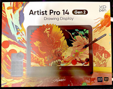 XP-pen Artist 14 Gen 2 Pro Graphics Tablet Pen Stylus Stand Wireless Remote