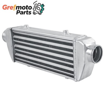 Universal 18.5*6.6*2.7'' FMIC Front Mount Intercooler Aluminum 2.2''Tube&Fin Turbo