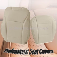 Driver Bottom-Top Seat Cover Leather Tan For 2015-2019 Subaru Outback Legacy Tan