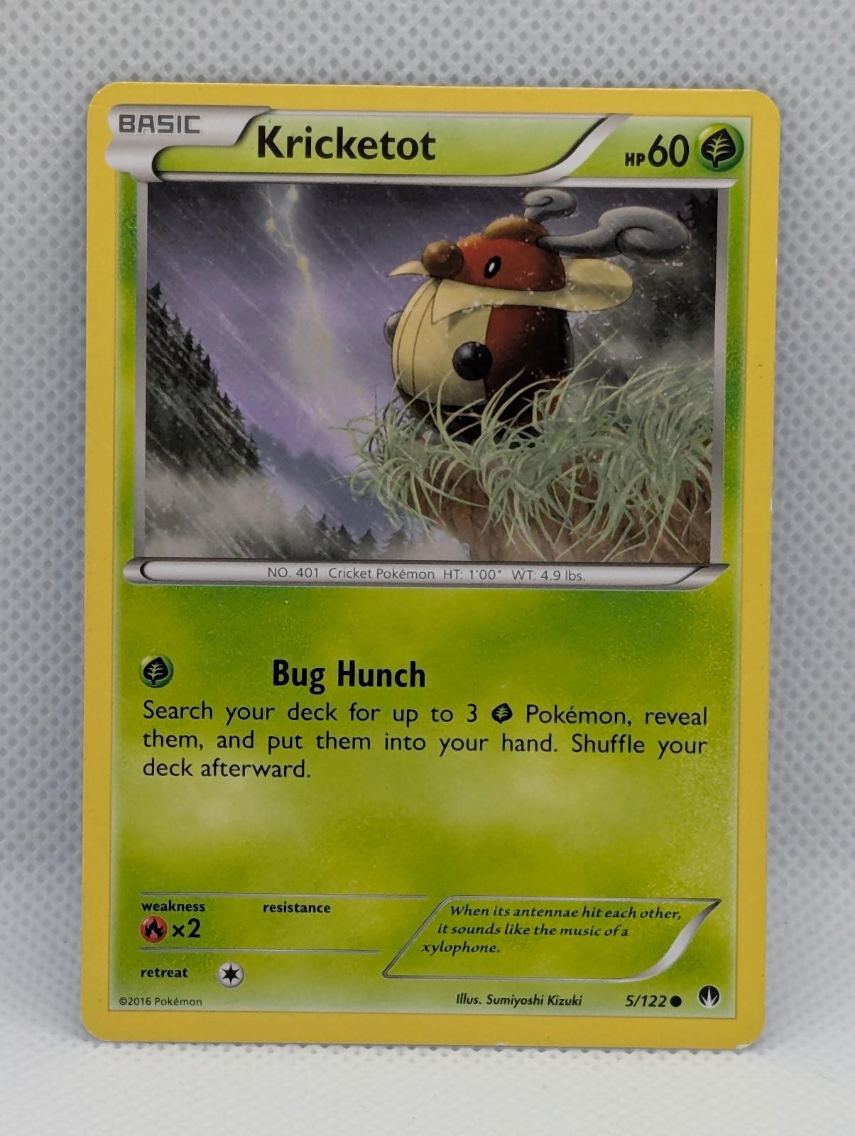 KRICKETOT 5/122 C BREAKPOINT POKEMON LP