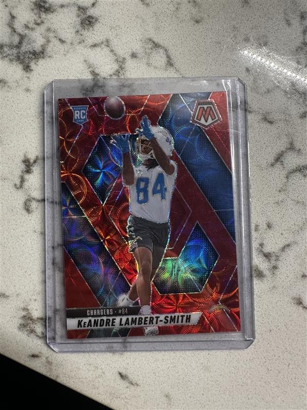 2025 Panini Mosaic KeAndre Lambert-Smith [Red Scope] #336 Rookie Card (RC)