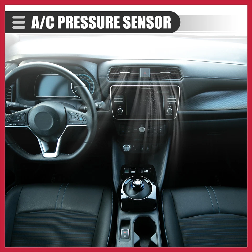 Válvula transductora de presión de aire acondicionado para Mercedes-Benz C220 1994-1996 metal Foto 2 de 4