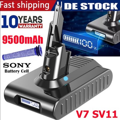 9000mAh 6000mAh Akku Für Dyson V7 SV11 Animal Motorhead Absolute Vorfilter DHL