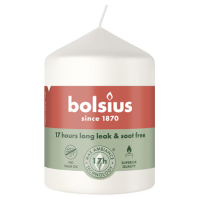 8717847200594 Bolsius Świeca pieńkowa 80/58 biała 