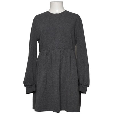 Gosche, Kleid, Größe: M, Grau, Baumwolle/Polyester, Fischgräte, Damen #Exs