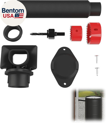 Rain Barrel Diverter Kit - Rain Barrel Downspout Diverter for Rectangular Downsp