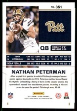 2017 Panini Nathan Peterman