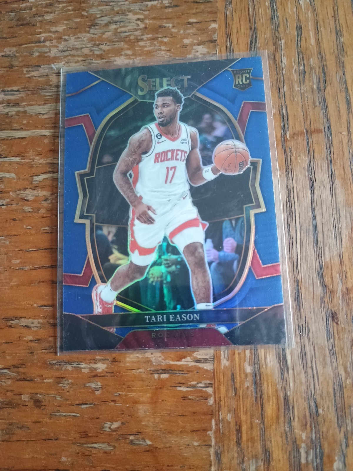 Tari Eason 2022-23 Select Concourse Level Blue Prizm Rookie #82 Houston Rockets
