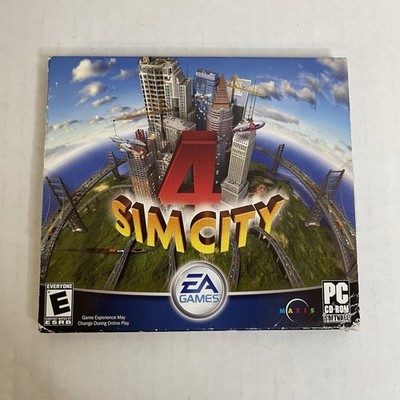 Vintage 2003 SimCity 4 PC CD-ROM Cosmi EA Games Maxis Complete 2-Disc Set
