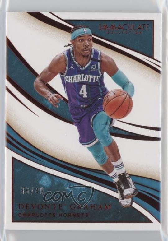 2019-20 Panini Immaculate Red 36/49 Devonte' Graham #19 0w8