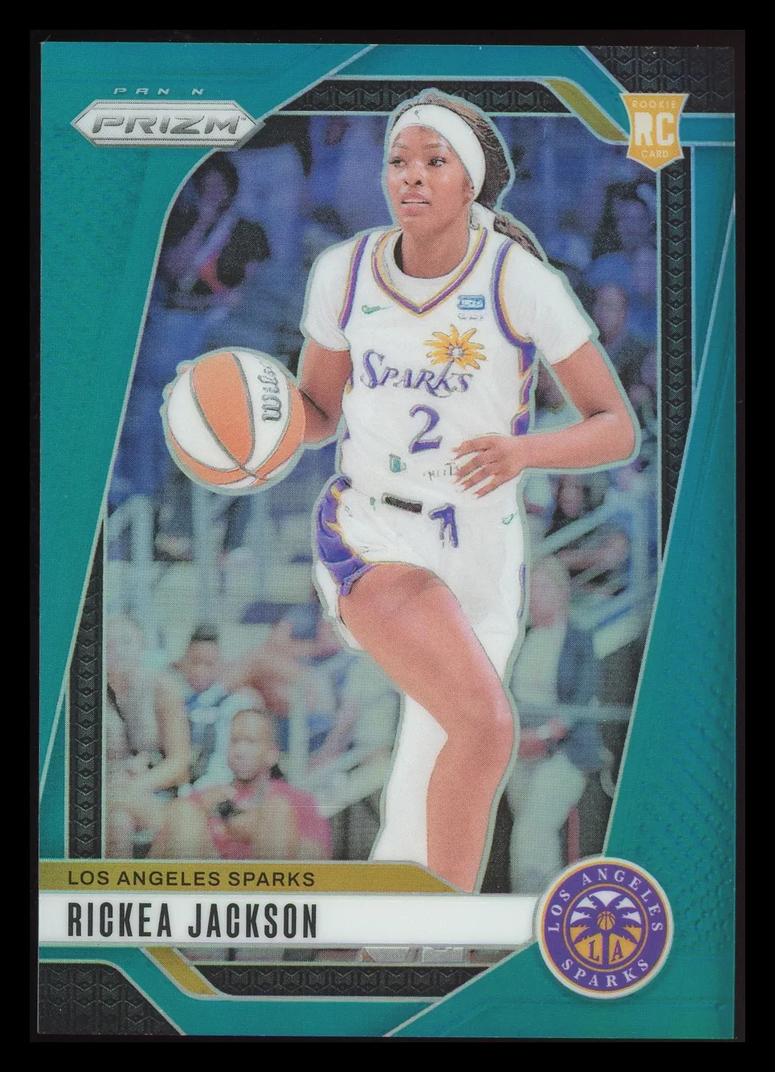 2024 Panini Prizm WNBA Rickea Jackson #60 Teal 29/49 RC