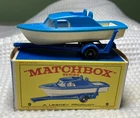 Matchbox/Lesney #9D BOAT & TRAILER, w/Type E Box, in Mint condition!