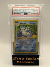Pokémon TCG Blastoise Celebrations Classic Collection Card 2/102, PSA 10